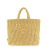Crochet raffia shopping bag