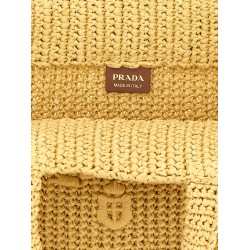 Crochet raffia shopping bag