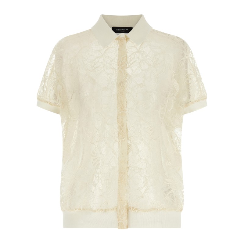 Organza lace cardigan