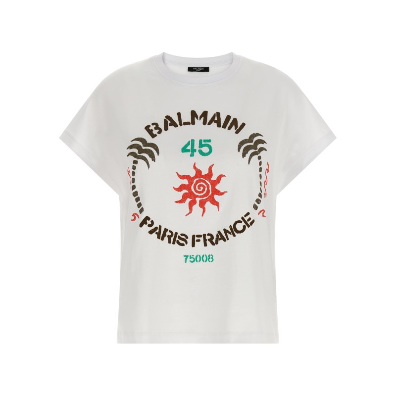 'Club 45' print T-shirt