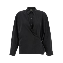 'Straight collar twisted' shirt