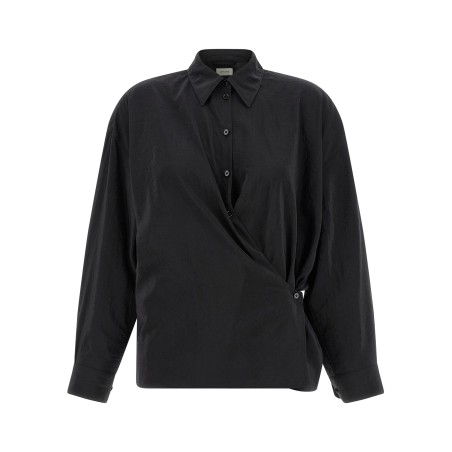 'Straight collar twisted' shirt