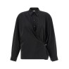 'Straight collar twisted' shirt