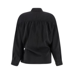 'Straight collar twisted' shirt