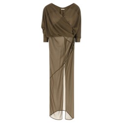 Asymmetrical skirt dress