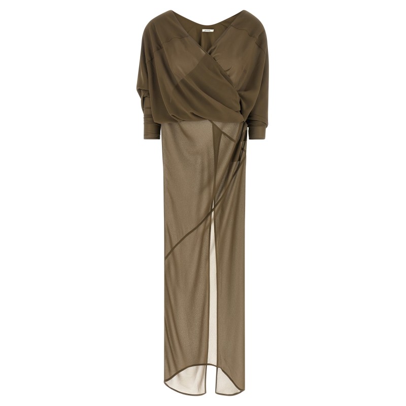 Asymmetrical skirt dress