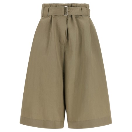 Bag waist bermuda shorts