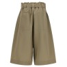 Bag waist bermuda shorts