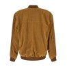 Suede bomber jacket