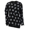 Polka dot maxi cardigan