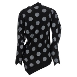 Polka dot maxi cardigan