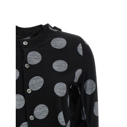 Polka dot maxi cardigan