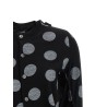 Polka dot maxi cardigan