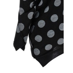 Polka dot maxi cardigan