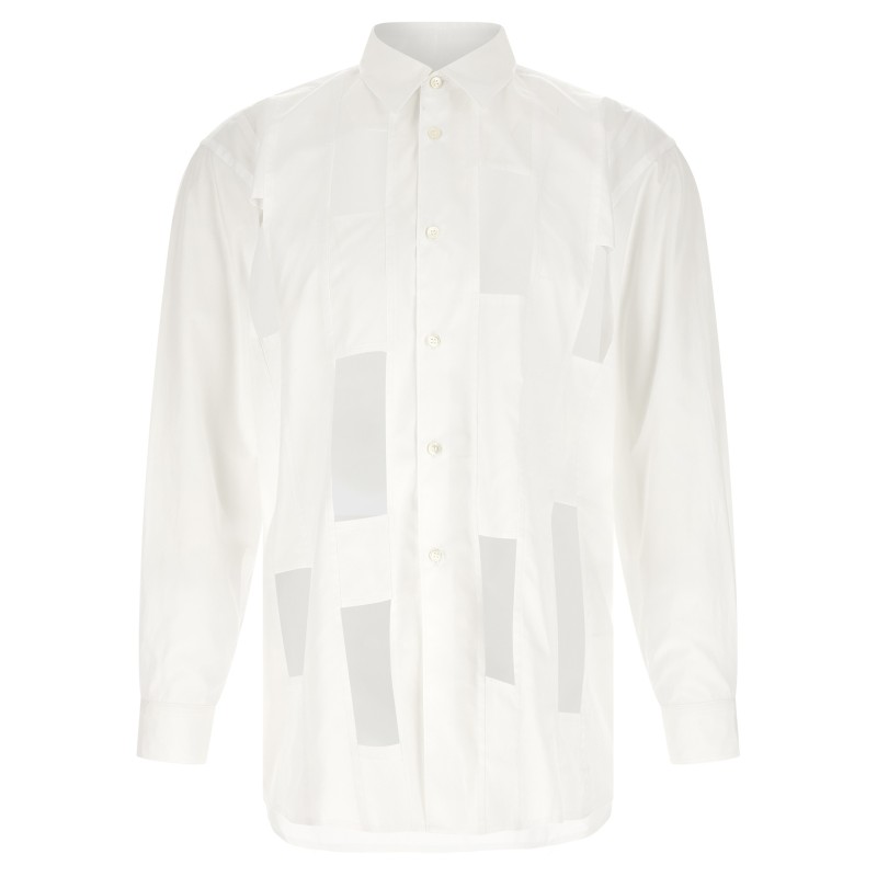 Geometric cut-out shirt