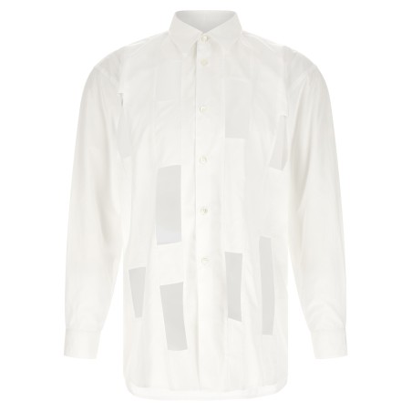 Geometric cut-out shirt