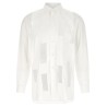 Geometric cut-out shirt