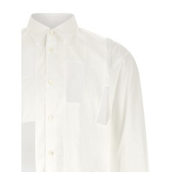 Geometric cut-out shirt