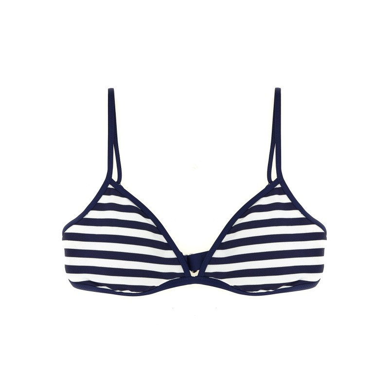 Striped bikini top