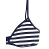Striped bikini top