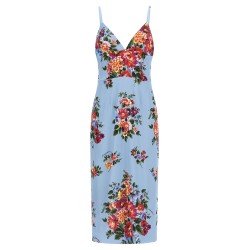 'Mazzo di Fiori' print dress