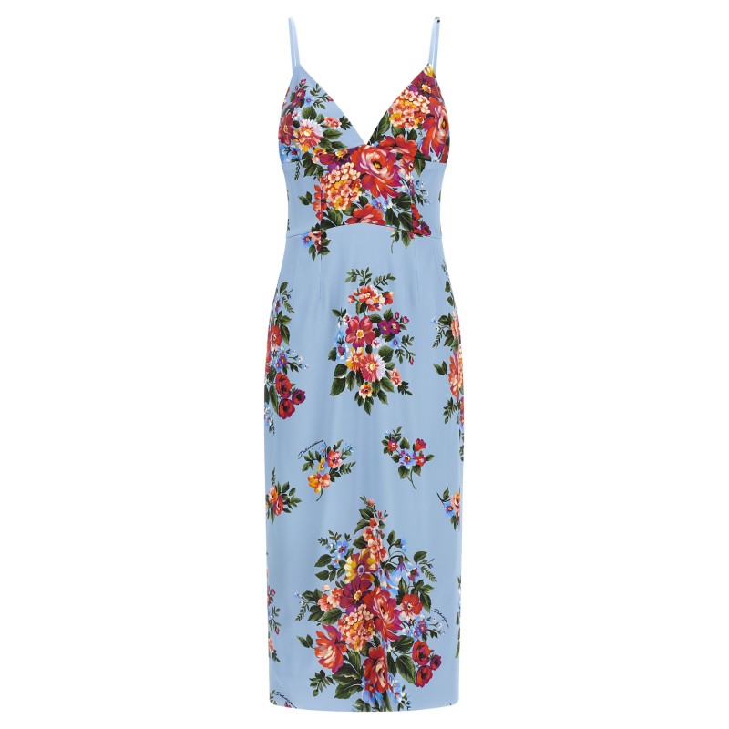 'Mazzo di Fiori' print dress