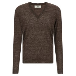 Linen and silk sweater
