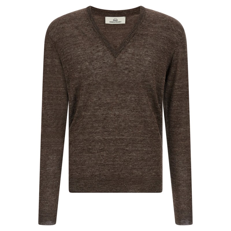 Linen and silk sweater