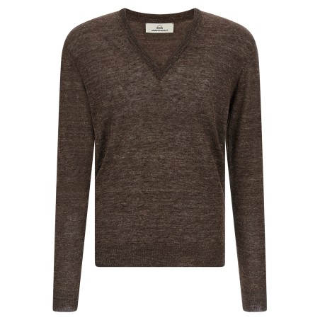 Linen and silk sweater