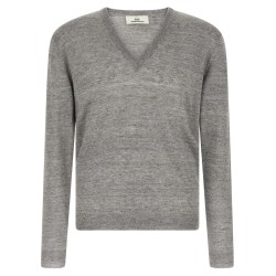 Linen and silk sweater