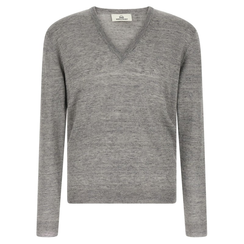 Linen and silk sweater