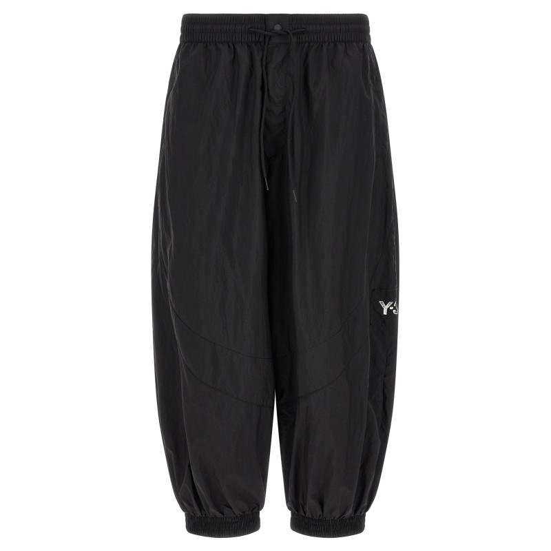 Rough-edged joggers