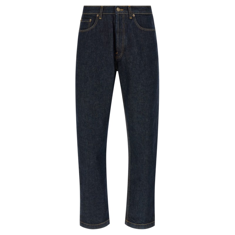 Tapered leg jeans