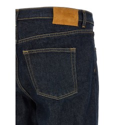 Tapered leg jeans