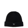 Triangle logo beanie