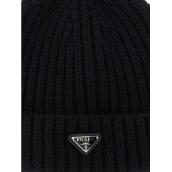 Triangle logo beanie