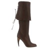 Horn heel boots