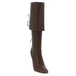 Horn heel boots