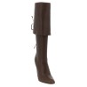 Horn heel boots