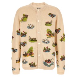'Beaded Camp' cardigan