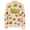 'Beaded Camp' cardigan