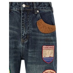 'Patchwork' jeans