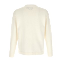 Letter intarsia cardigan