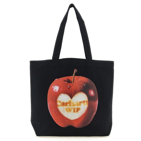 'Canvas Graphic Tote' shopping bag