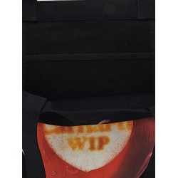 'Canvas Graphic Tote' shopping bag