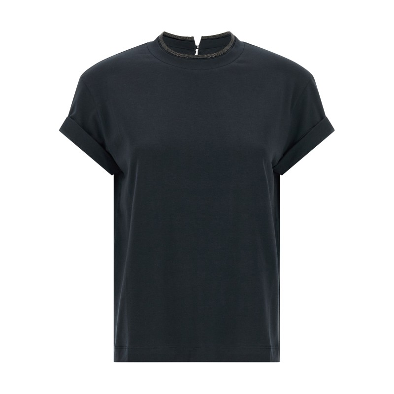 'Shiny Collar' T-shirt