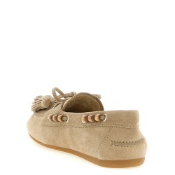 Suede boat shoe