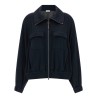 'Shiny Zipper Pull' sweatshirt