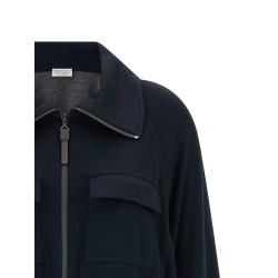 'Shiny Zipper Pull' sweatshirt