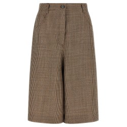 Prince of Wales lamé bermuda shorts